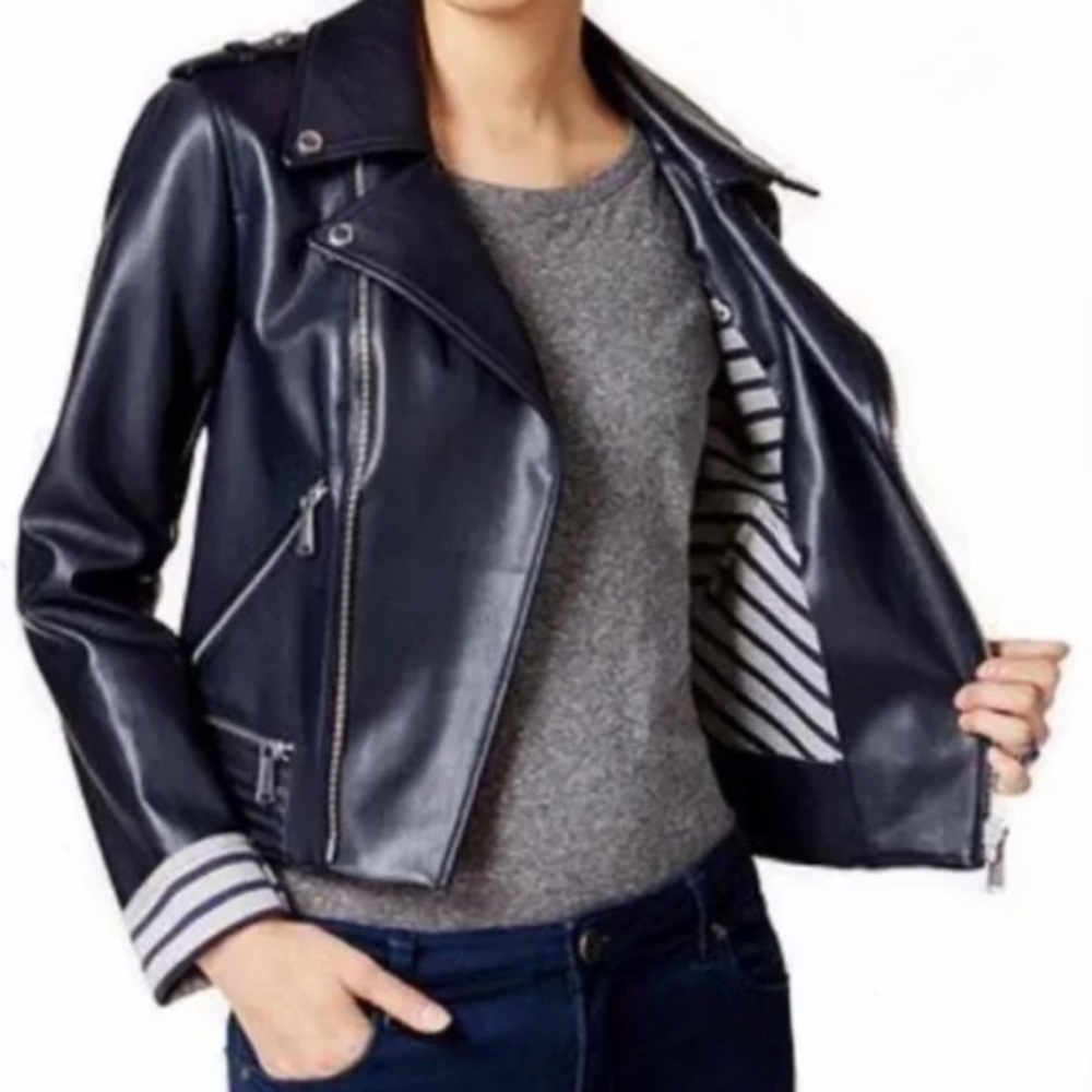 NWT BCBGeneration Faux Leather Jacket